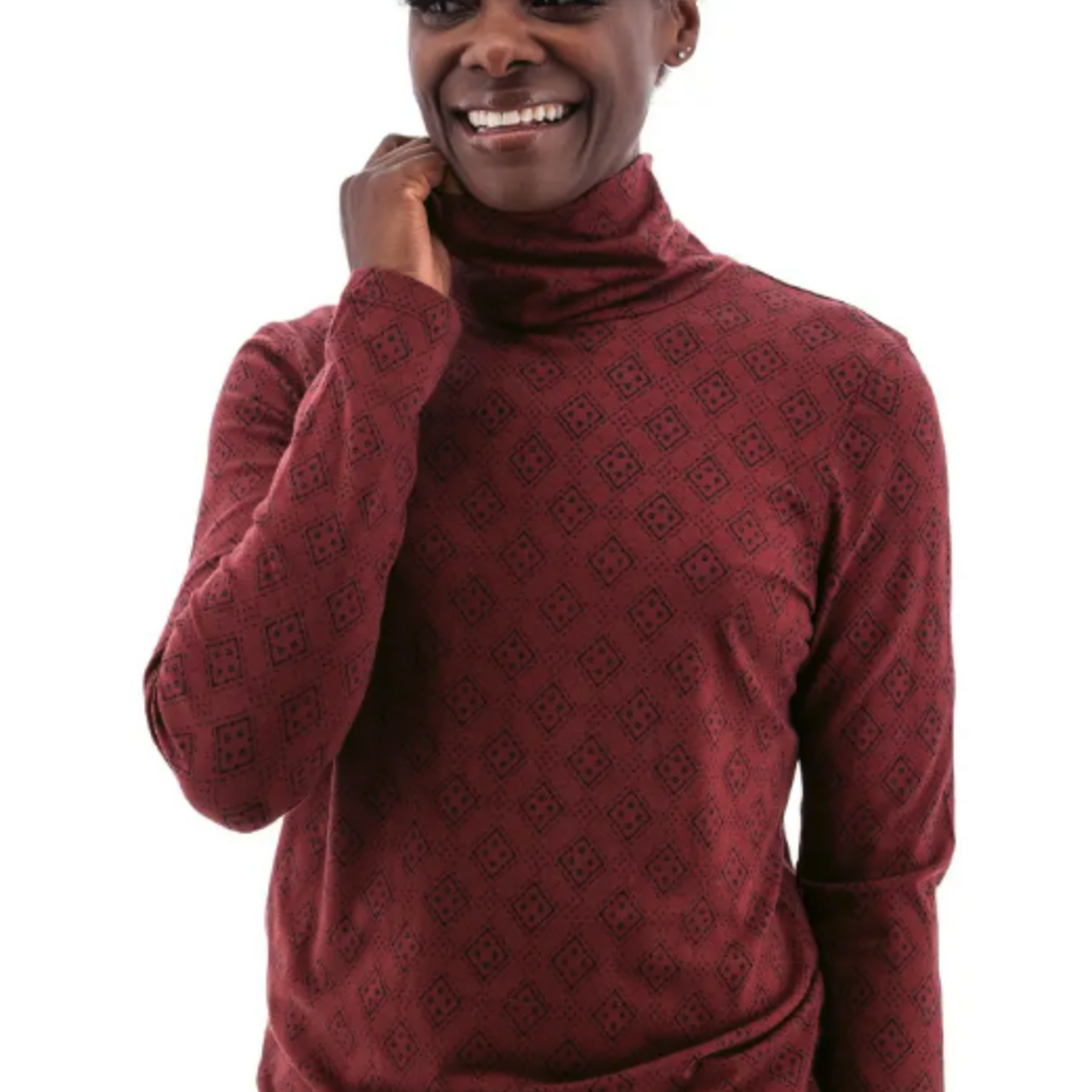 Old Ranch Old Ranch Mariela Print Turtleneck (W)