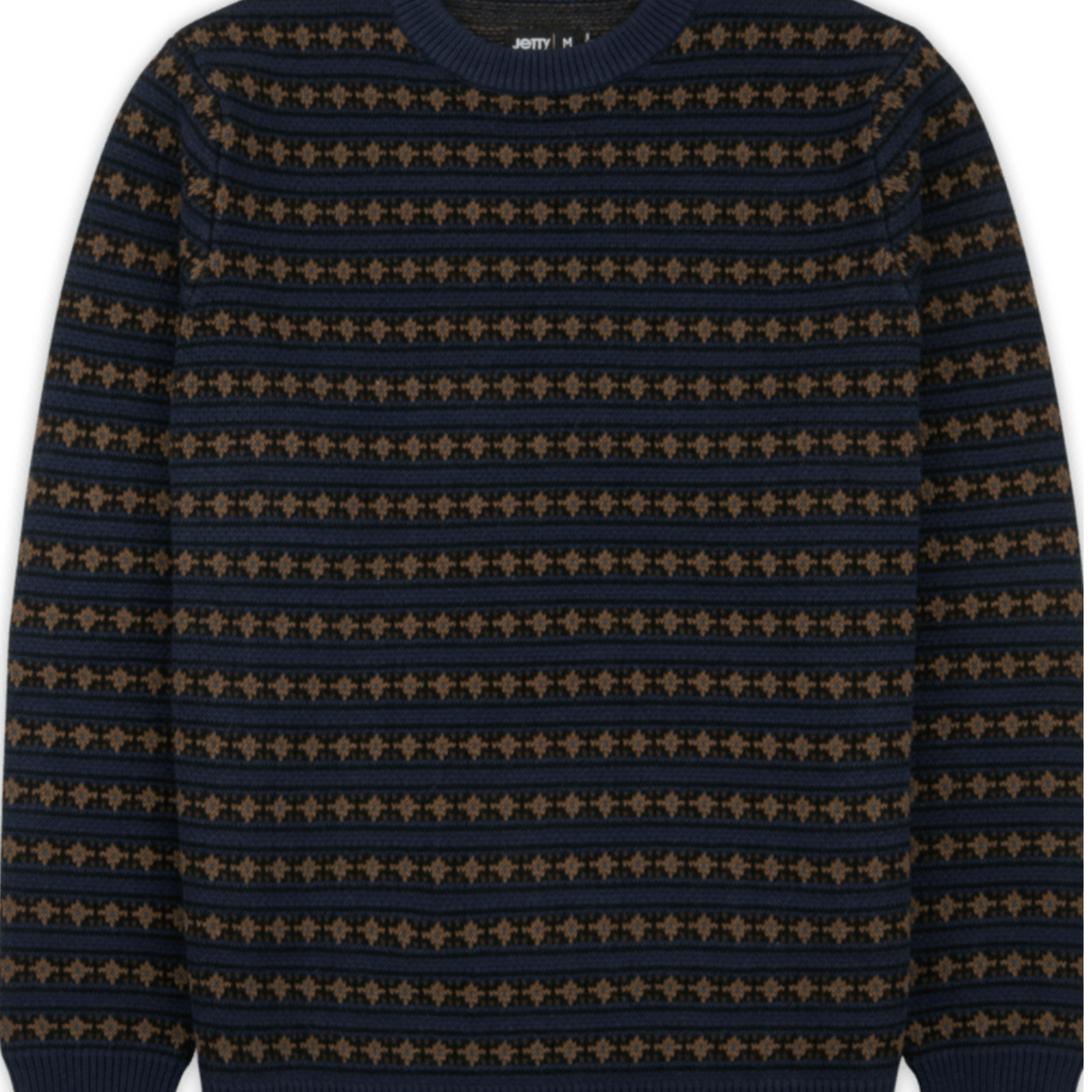 Jetty Jetty Strata Fairisle Stripe Sweater (M)