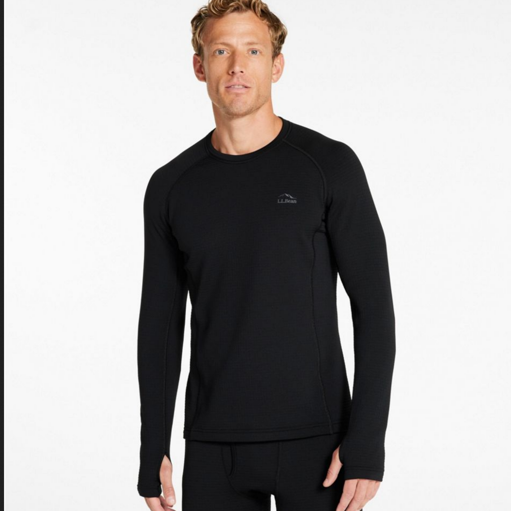 L.L Bean L.L. Bean Heavyweight Baselayer Crew Top (M)