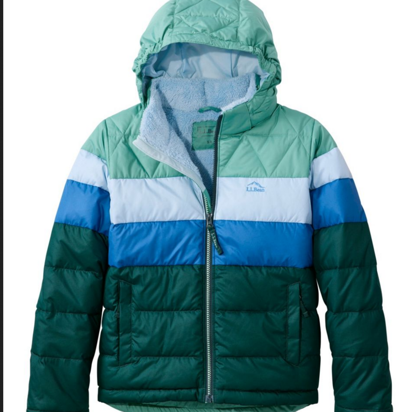 L.L Bean L.L. Bean Down Jacket Color Block Little Kids (Y)