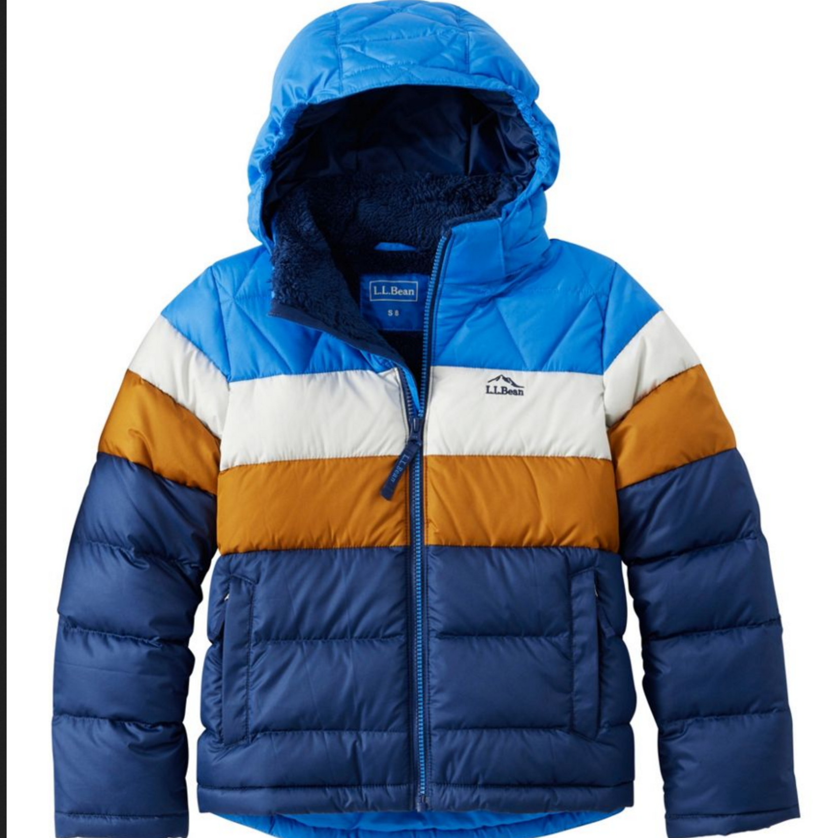 L.L Bean L.L. Bean Down Jacket Color Block Little Kids (Y)