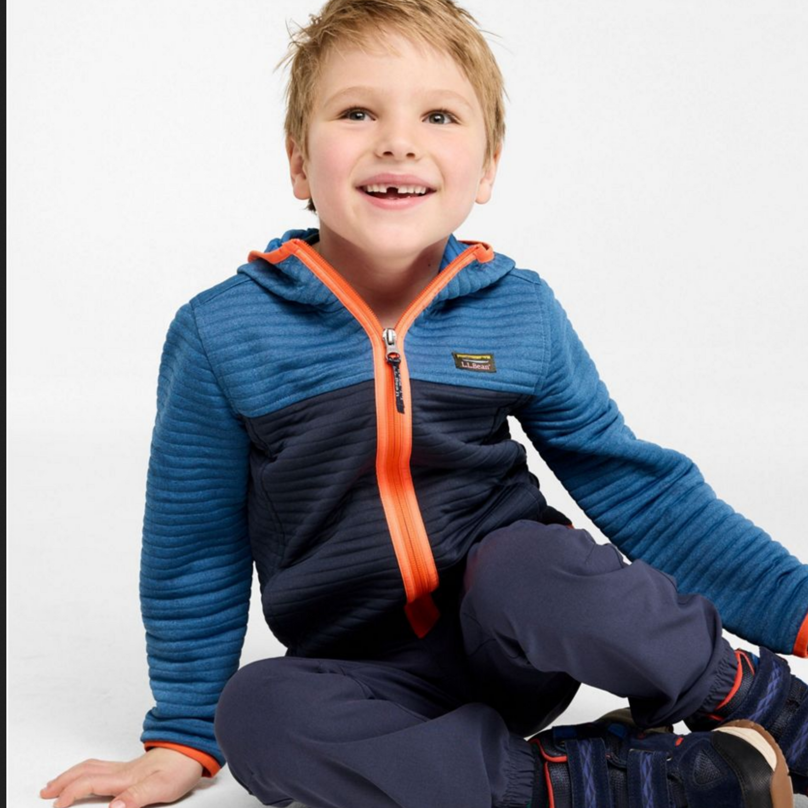 L.L Bean L.L. Bean Full-Zip Colorblock Little Kids (Y)