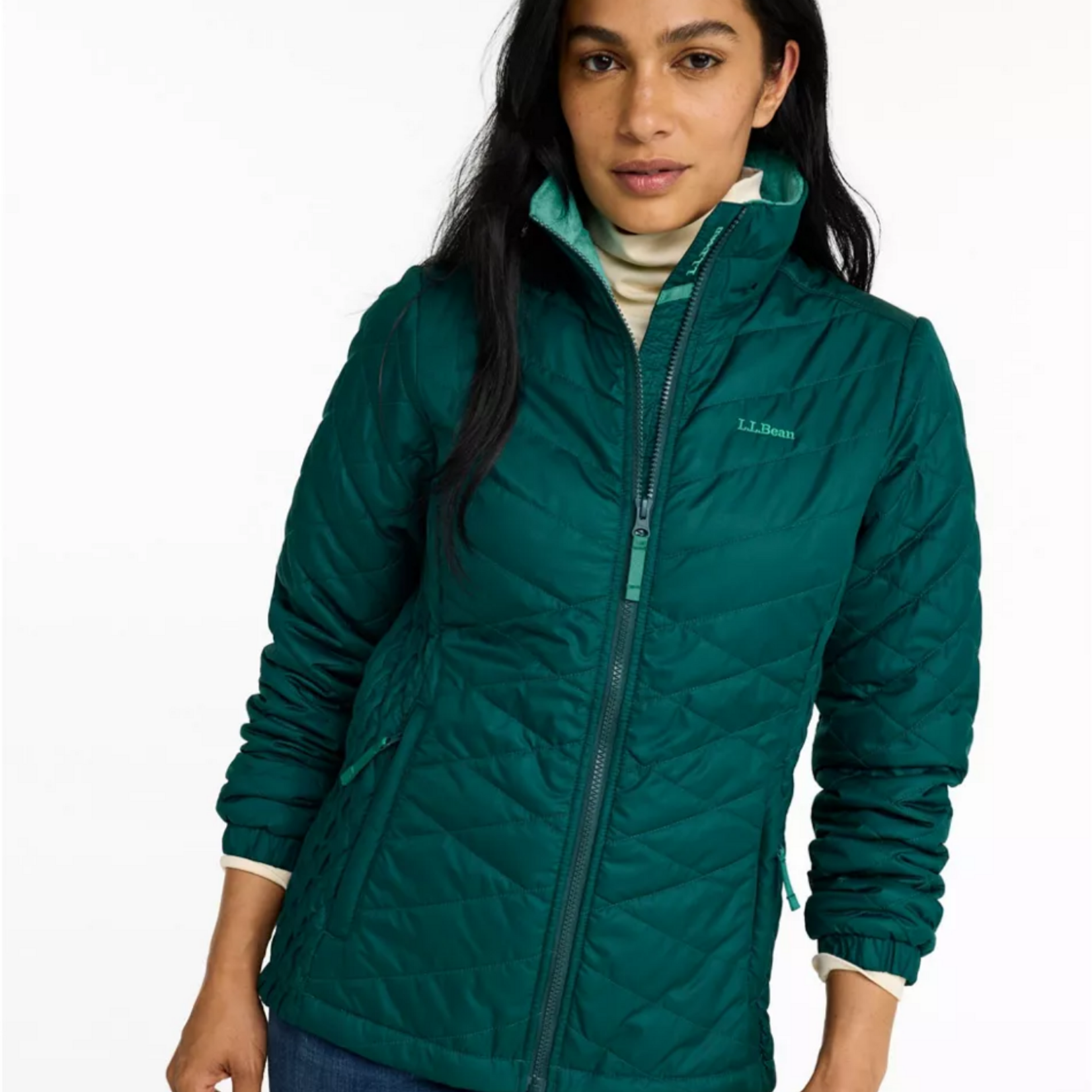 L.L Bean L.L. Bean Fleece Lined Primaloft Jacket (W)