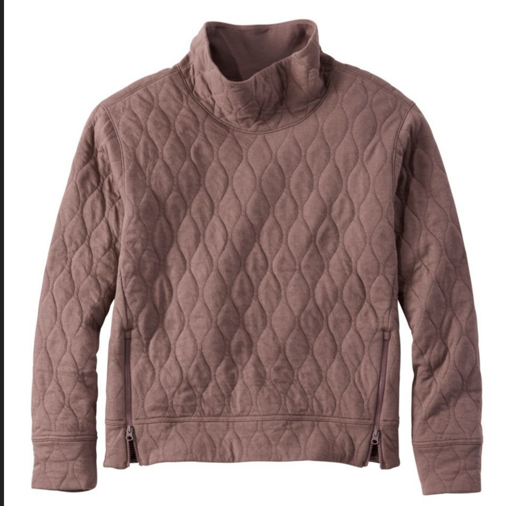 L.L Bean L.L. Bean Venturesoft Quilted Funnelneck Pullover (W)