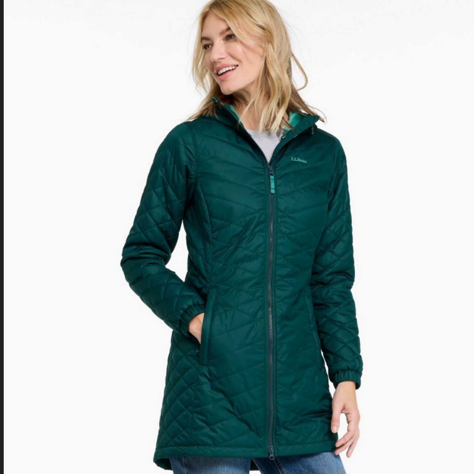 L.L Bean L.L. Bean Fleece Lined Primaloft Coat (W)