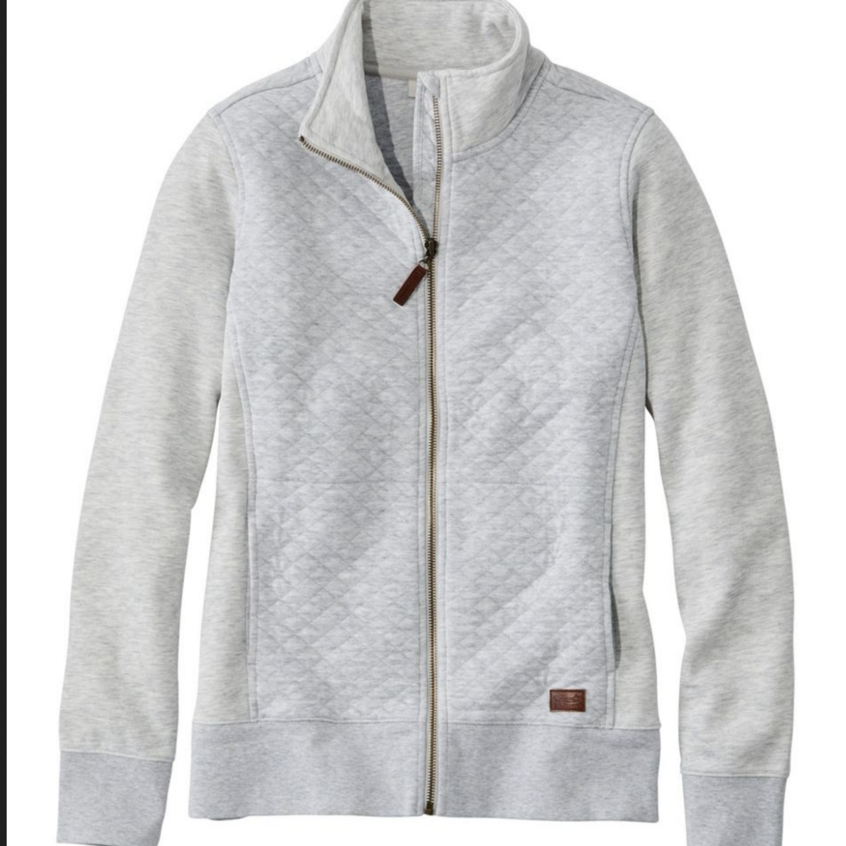 L.L Bean L.L. Bean Quilted Full Zip Sweatshirt (W)