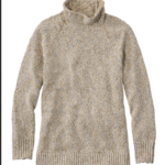 L.L Bean L.L. Bean Cotton Ragg Sweaters Funnel Neck Pullover (W)