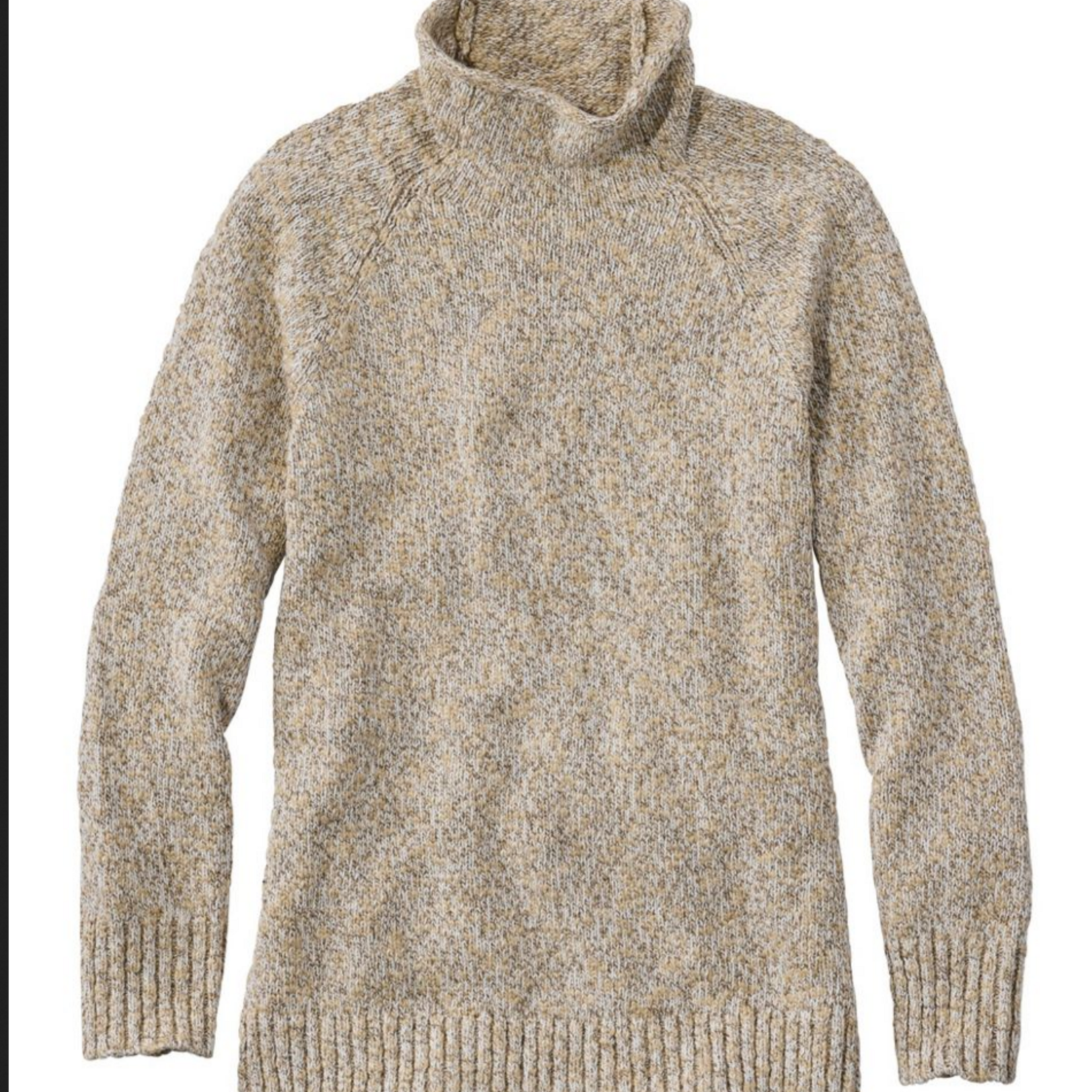 L.L Bean L.L. Bean Cotton Ragg Sweaters Funnel Neck Pullover (W)