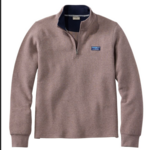 L.L Bean L.L. Bean Lakewashed Double Knit 1/4 Zip LS (M)