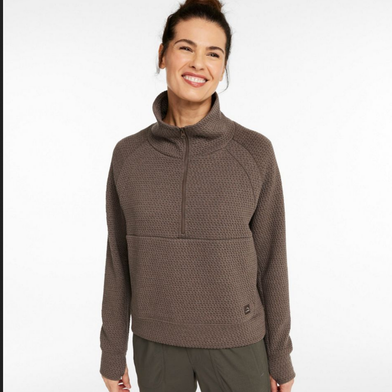 L.L Bean L.L. Bean Ridgeknit Half Zip Pullover (W)