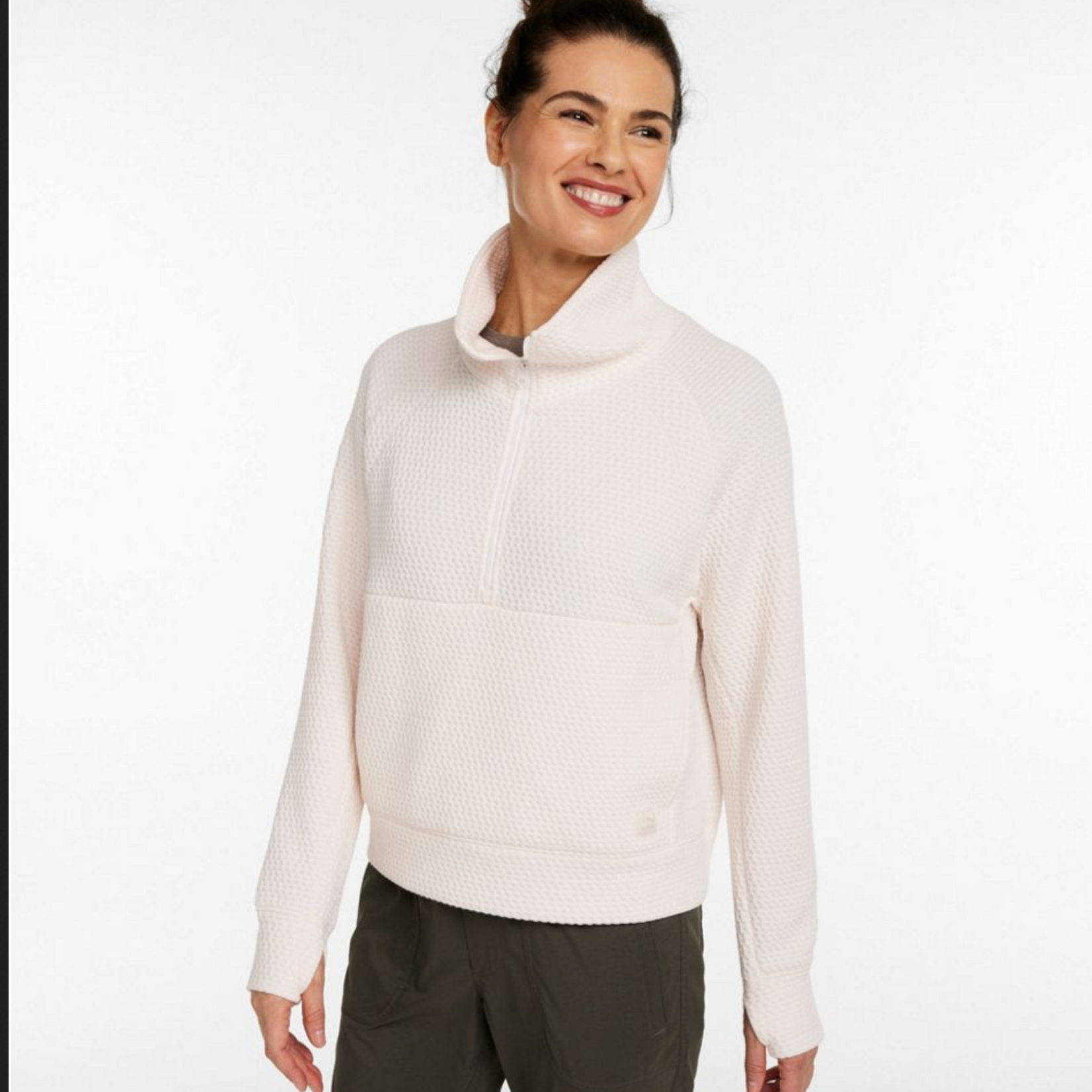 L.L Bean L.L. Bean Ridgeknit Half Zip Pullover (W)