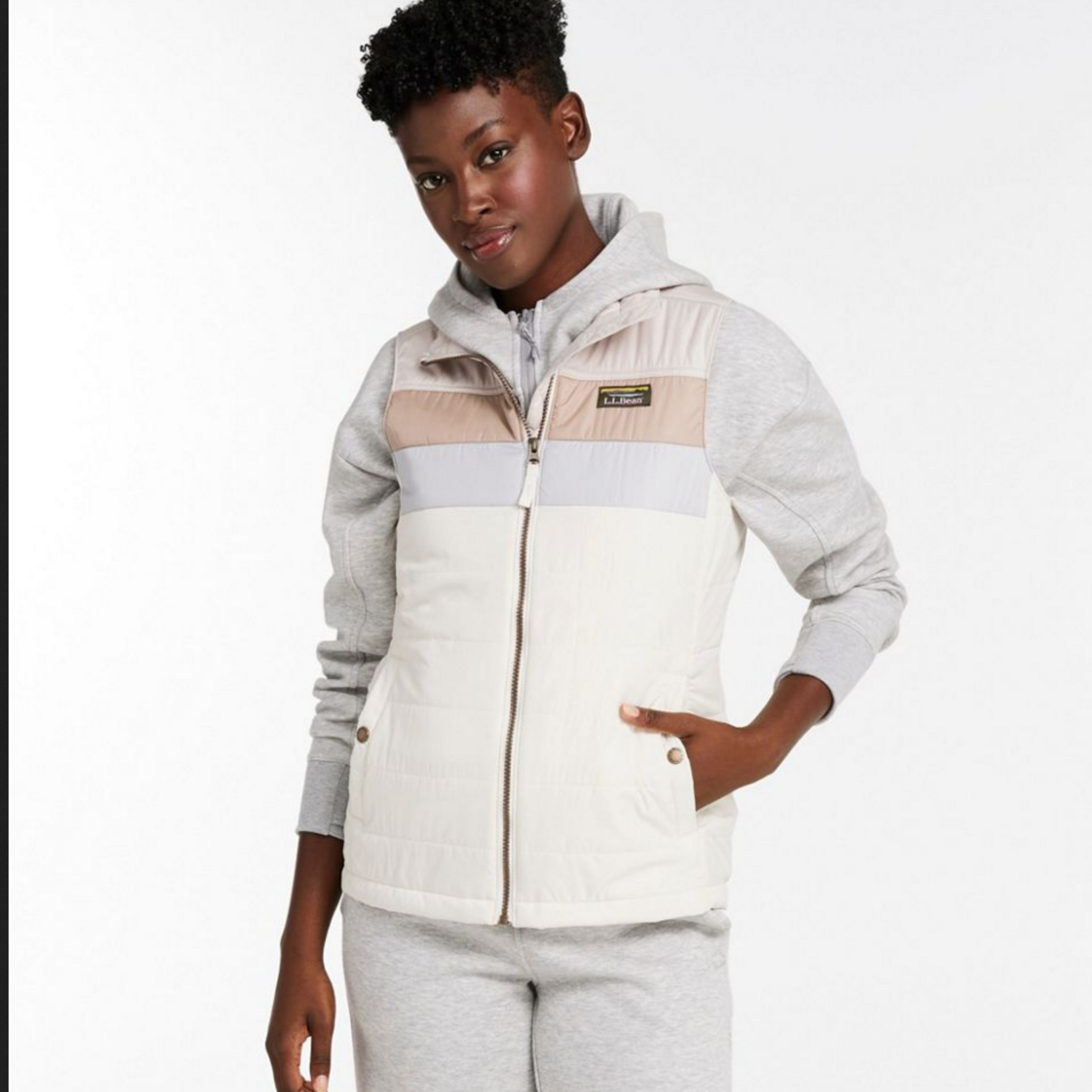 L.L Bean L.L. Bean Classic Puffer Vest Colorblock (W)