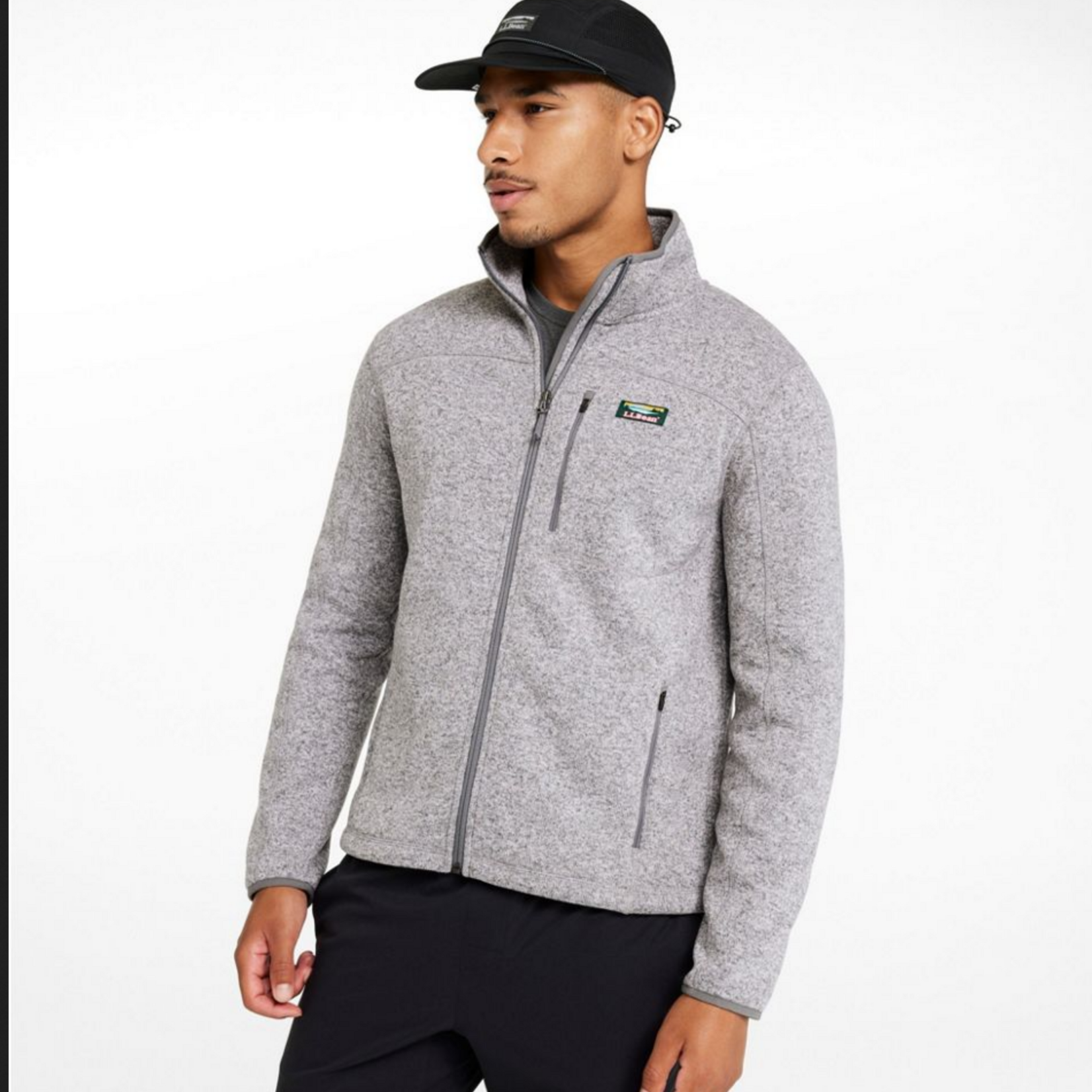 L.L Bean L.L. Bean Sweater Fleece Full Zip Jacket (M)