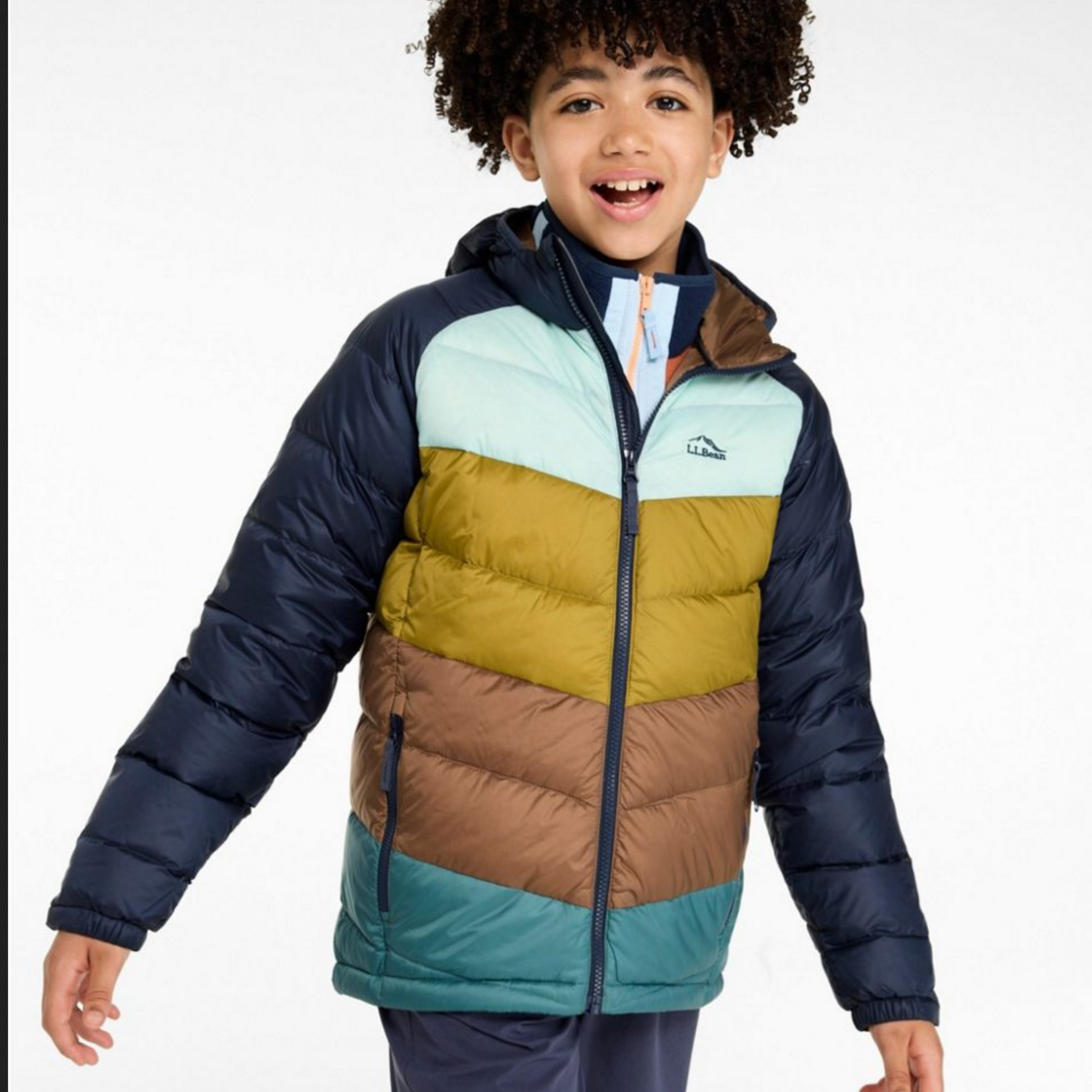 L.L Bean L.L. Bean Ultralight 650 Down Colorblock Jacket (Y)