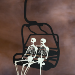 Indigo Fair Halloween Chairlift Garland Black