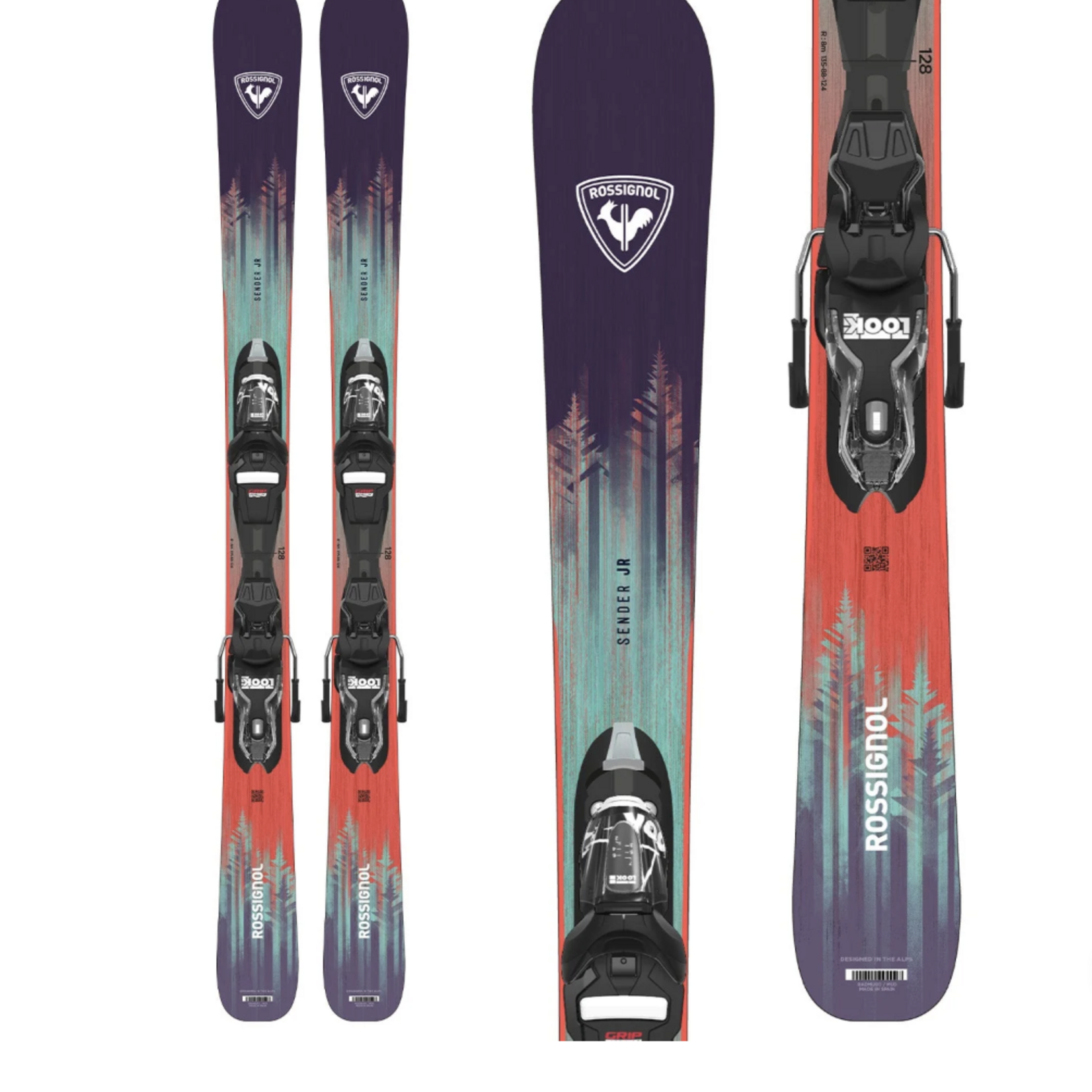 Rossignol Rossignol Sender JR Alpine Ski +XP7 (YTH) F26
