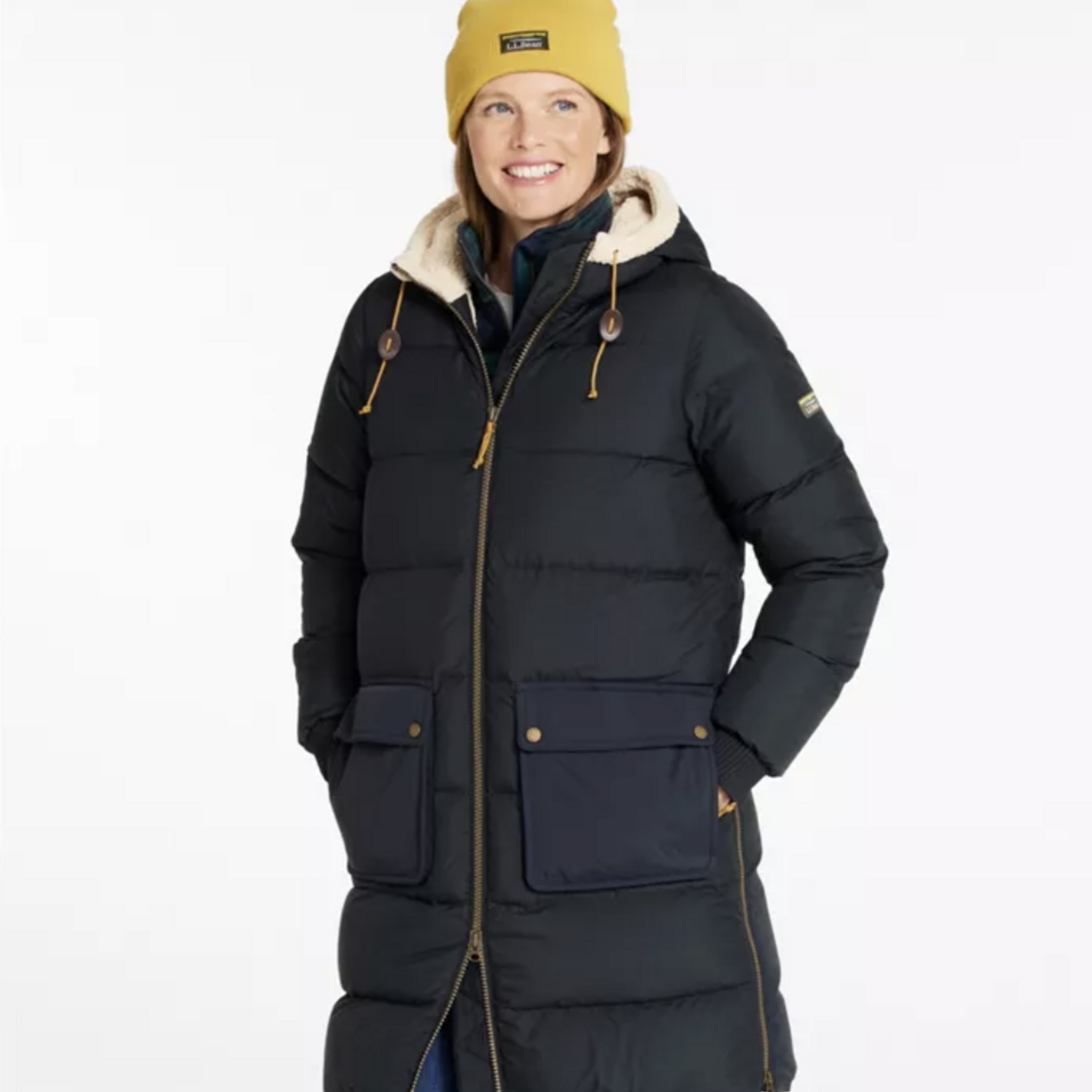 L.L Bean L.L. Bean Classic Down Coat Sherpa Lined (W)