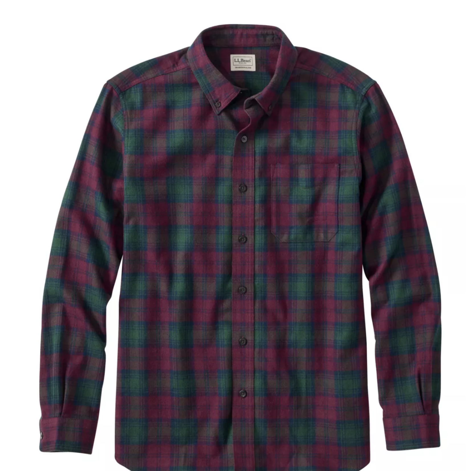 L.L Bean L.L. Bean LS Scotch Plaid Flannel (M)