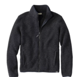 L.L Bean L.L. Bean All Season Wool Fleece Full Zip Sweater (M)