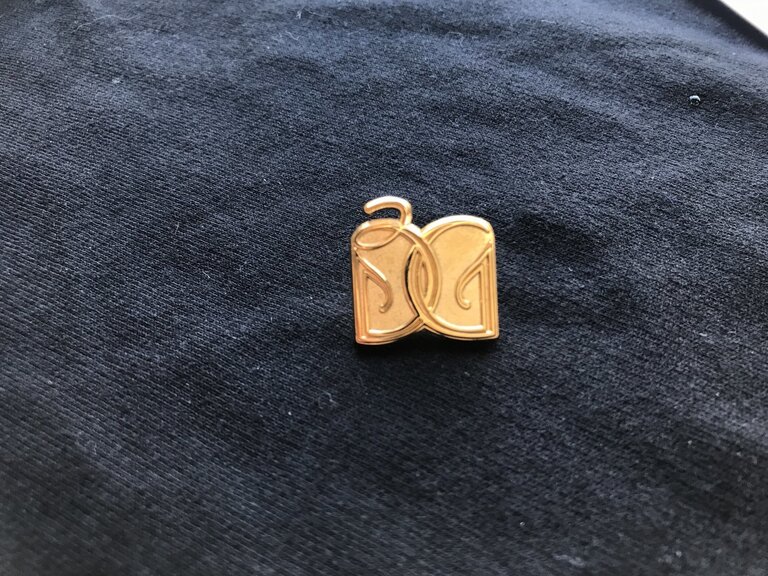 Dark Garden Dark Garden Monogram Pin
