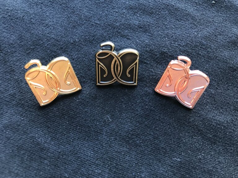 Dark Garden Dark Garden Monogram Pin