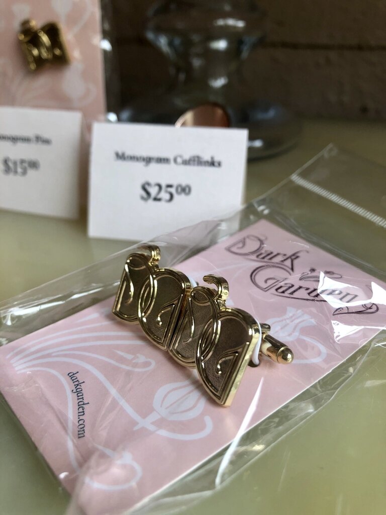 Dark Garden Dark Garden Monogram Cufflinks