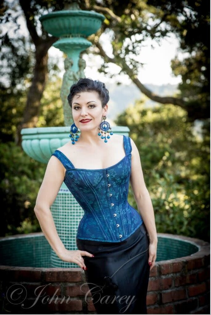 Dark Garden Bespoke Aziza with Straps (Satin or Brocade)
