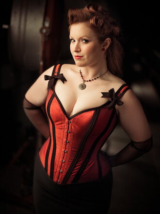 Dark Garden Bespoke Aziza with Straps (Satin or Brocade)