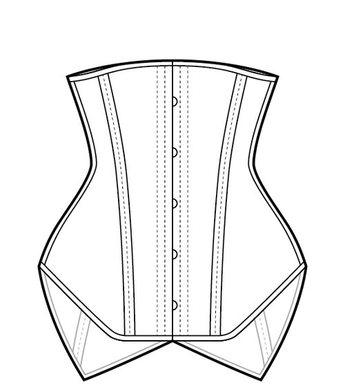 Buy Bespoke Handmade Corsetry, Custom Fabric Self-Lacing Corsets, Standard  Fit Chest Binders & Vests, Brocade Signature Cinchers