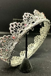 Stitch Detail Crinoline Fascinator In Blue - Originals UK - Foto 7