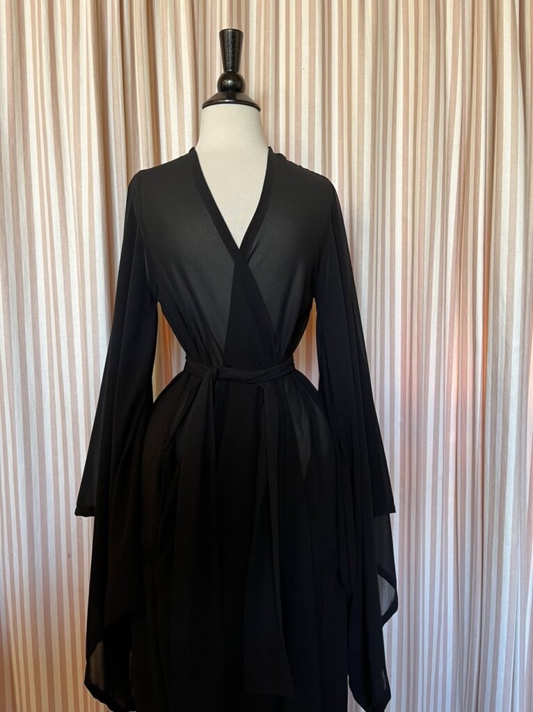 Jennafer Grace Jennafer Grace Black Sheer Kimono