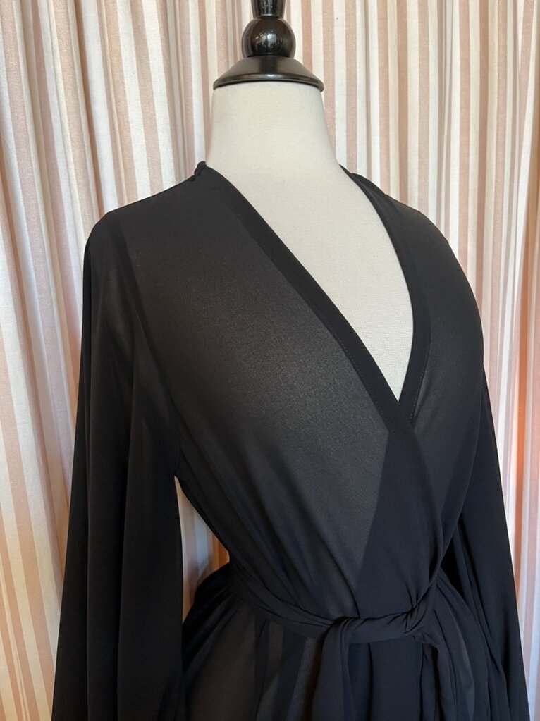 Jennafer Grace Jennafer Grace Black Sheer Kimono