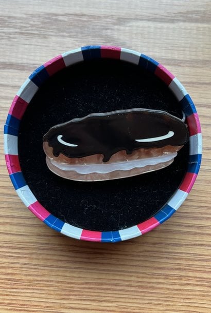 Erstwilder Paris Holiday Eclair Au Chocolat Brooch