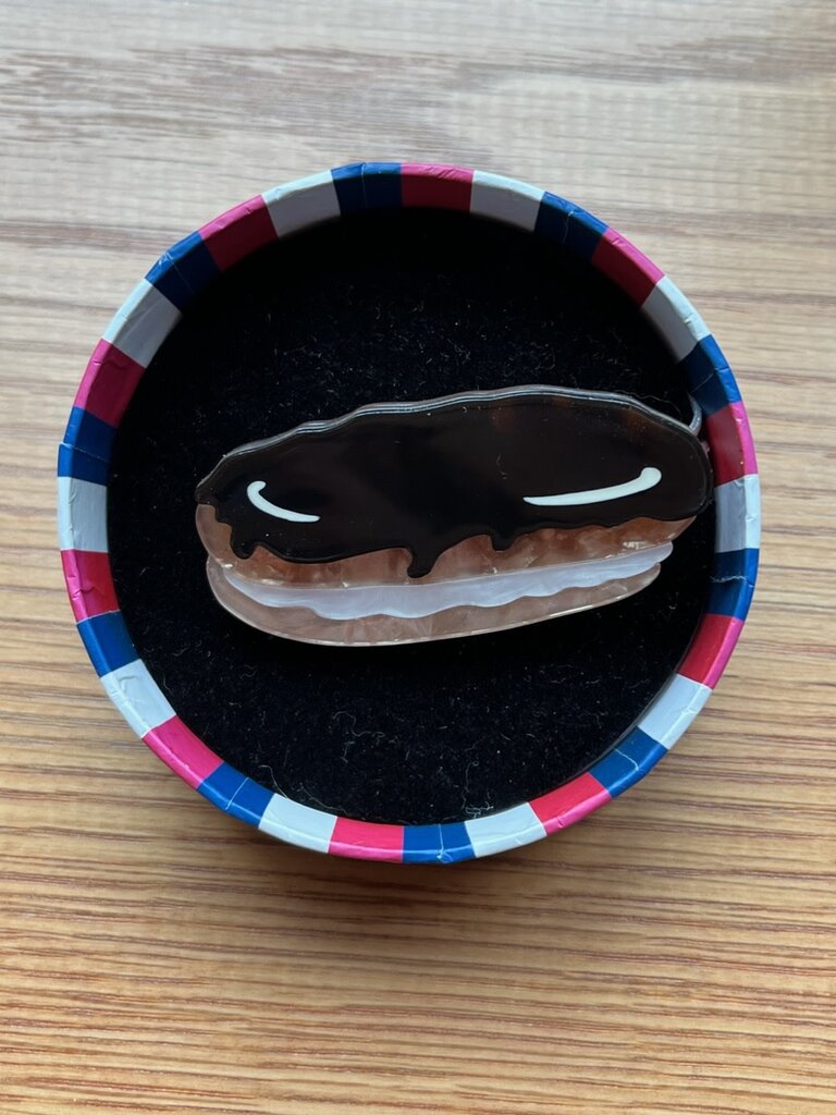 Erstwilder Erstwilder Paris Holiday Eclair Au Chocolat Brooch