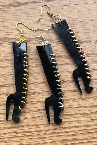 JEROMY VELASCO Kinky Boots Earrings