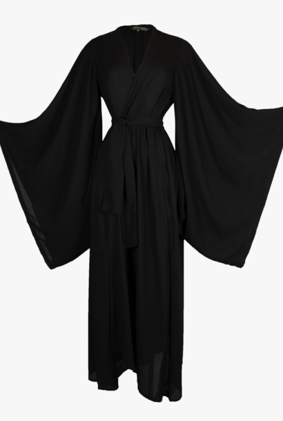 Jennafer Grace Black Sheer Kimono