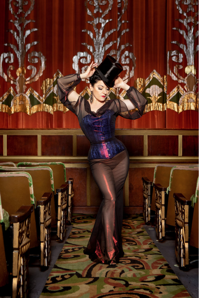 Dark Garden Sheer Rosalind Gown [Made to Order]