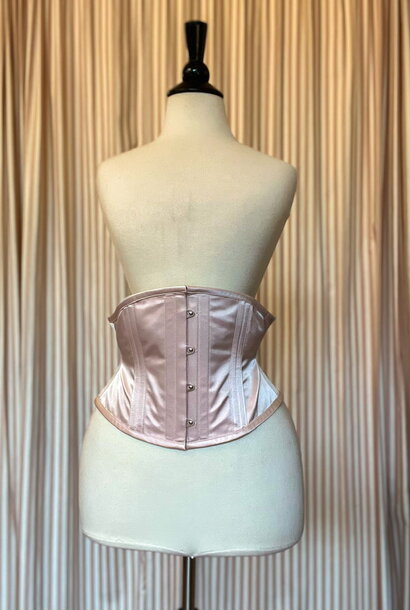 Limited Edition Champagne Pink Satin Waspie 26