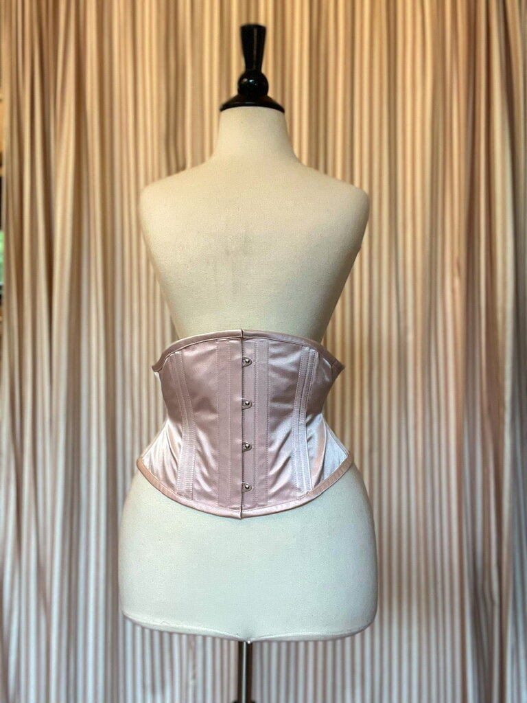 Dark Garden Champagne Pink Satin Waspie 26 (Limited Edition)
