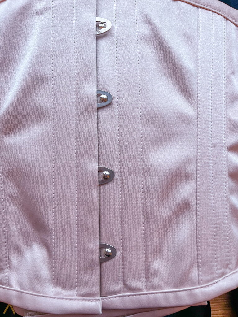 Dark Garden Champagne Pink Satin Waspie 26 (Limited Edition)