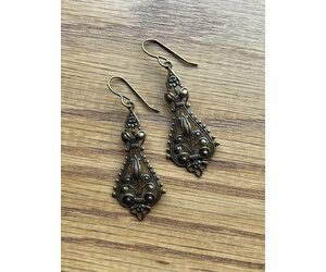 Baronet Hook Spike Earrings - Filigree Jewellery Christchurch, New