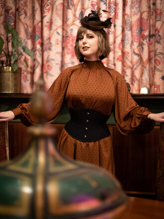 Dark Garden Signature Waspie in Poplin [Made To Order]