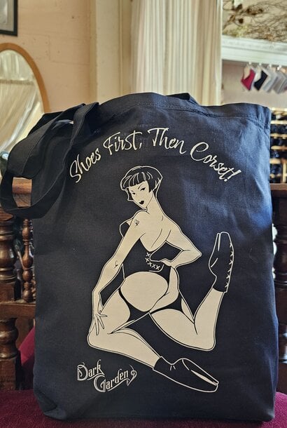 Shoes First, Then Corset Tote
