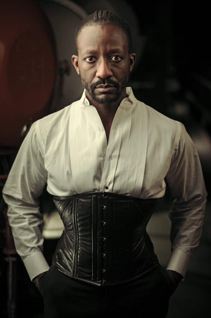 Dark Garden Signature Tailored Cincher in Black Leather [Made To Order]
