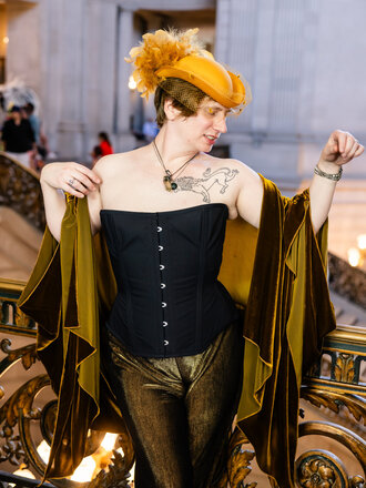 Dark Garden Signature Dollymop Overbust in Poplin [Made To Order]