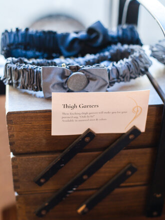 Dark Garden Thigh Garters