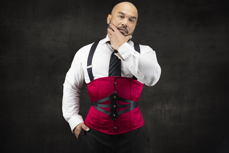 Dark Garden Signature Tailored Cincher in Satin [Made To Order]