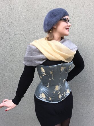 Dark Garden Victorian in Brocade [Made to Order]