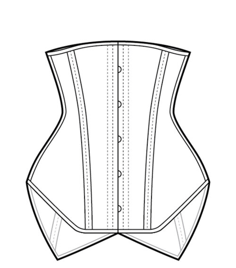 Dark Garden Signature Dollymop Underbust in Satin [Made To Order]