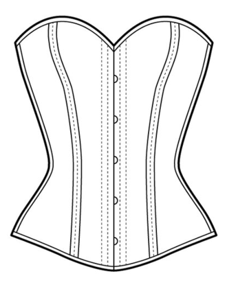 Dark Garden Sweetheart in Broché [Made to Order]